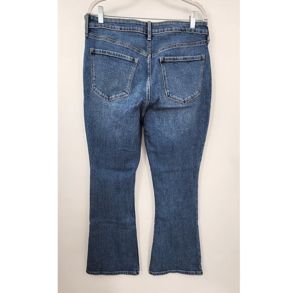 New NWT Old Navy Extra High Rise G Flare Size 14 P Clover Wash - Picture 4 of 11
